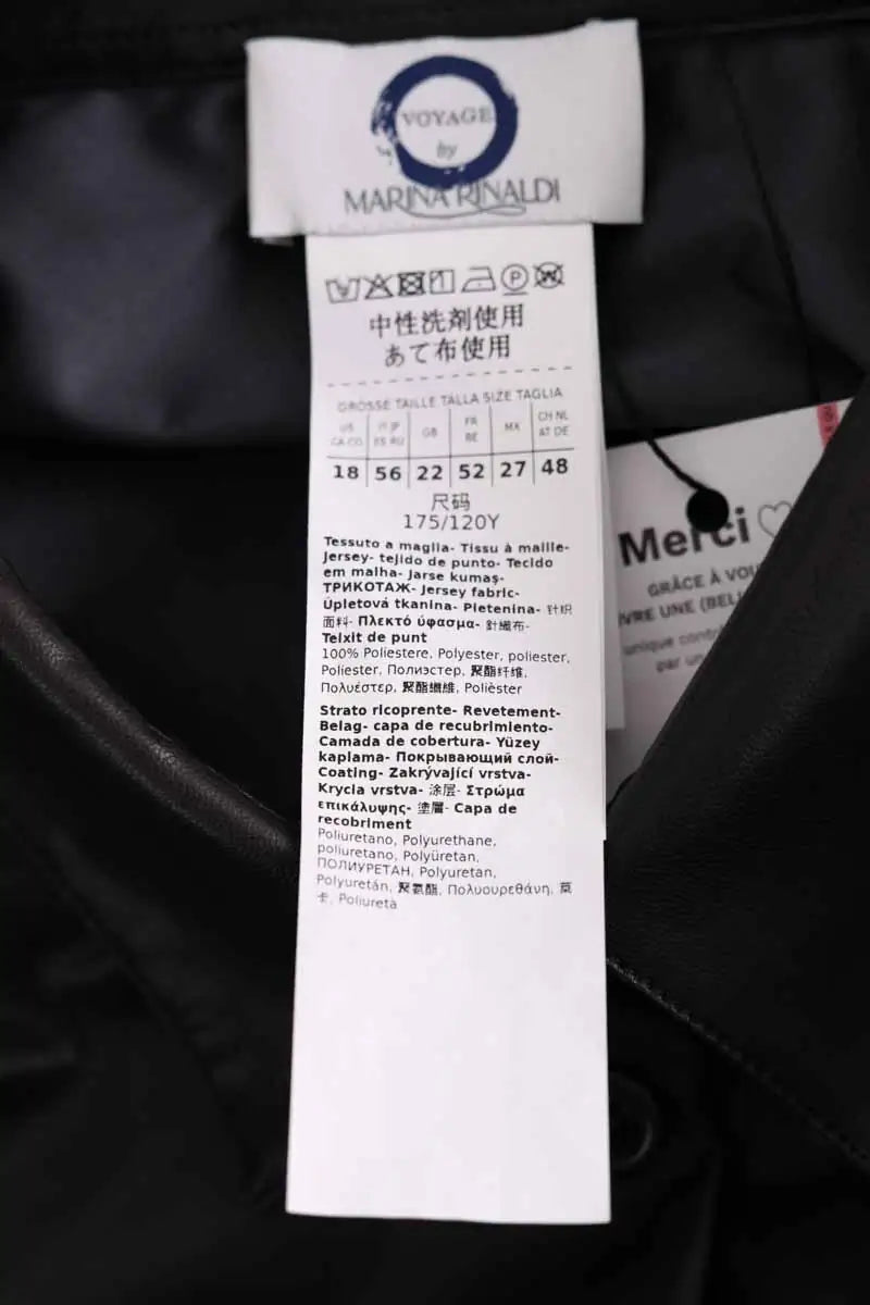 Chemise Marina Rinaldi Marron en Synthétique