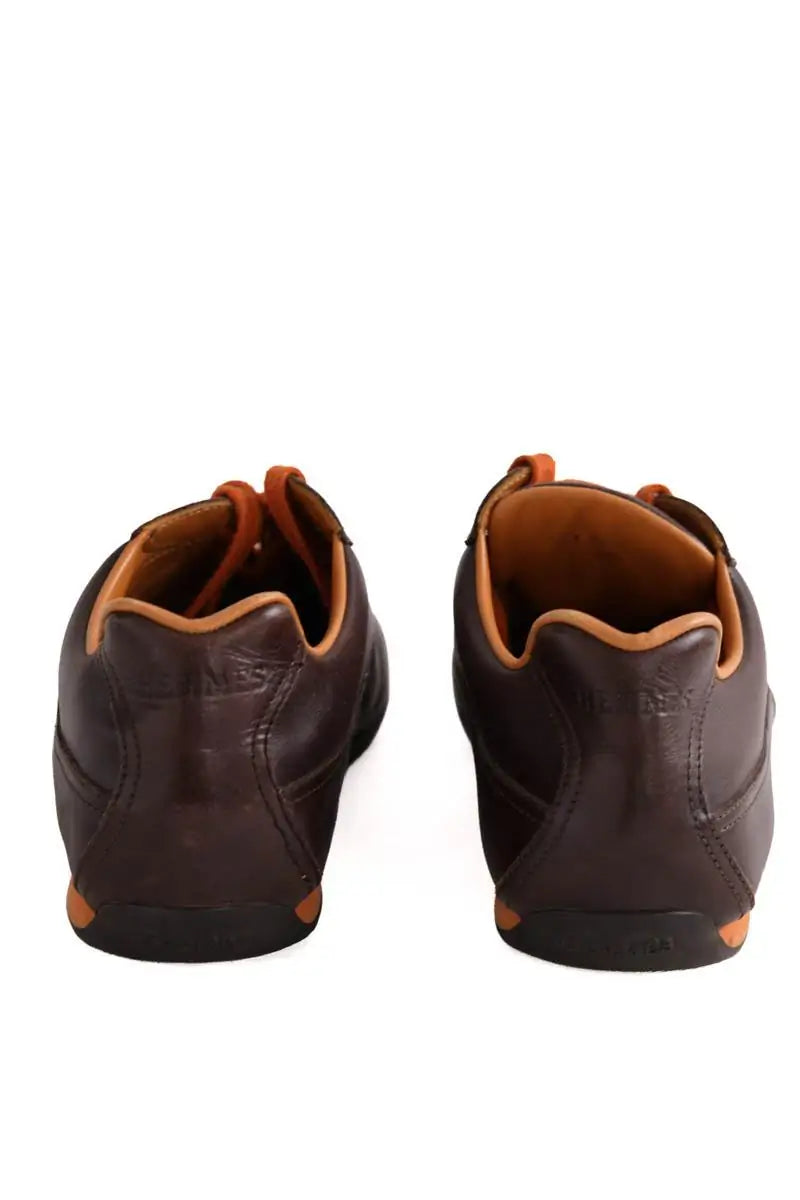 Baskets Hermès Marron en Cuir