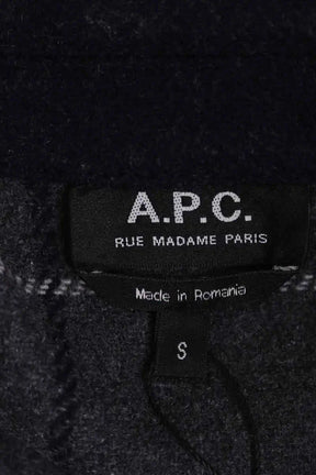 Blouson APC Marine en Laine