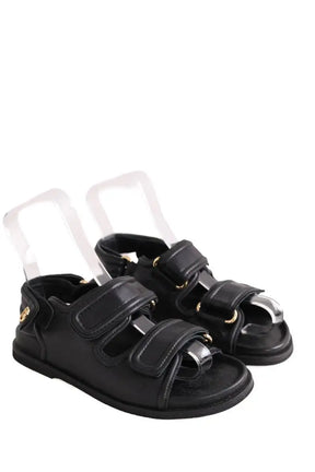 Sandales Sandro Noir en Cuir