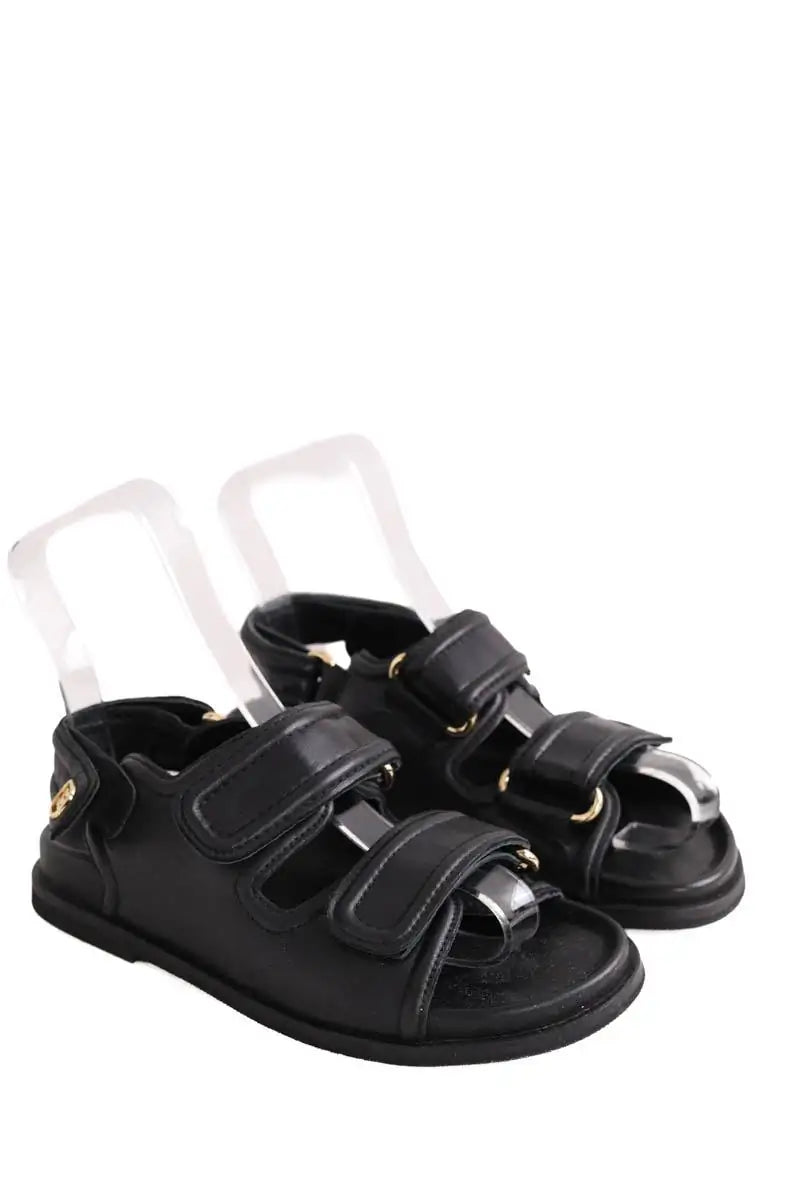 Sandales Sandro Noir en Cuir