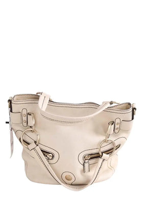 Cabas Lancel Beige en Cuir - Seconde Main