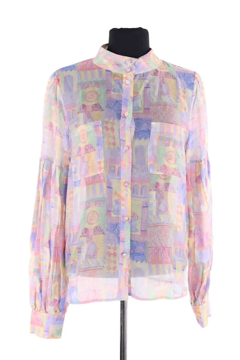 Chemise Soi Multicolore en Soie, taille M - Seconde Main