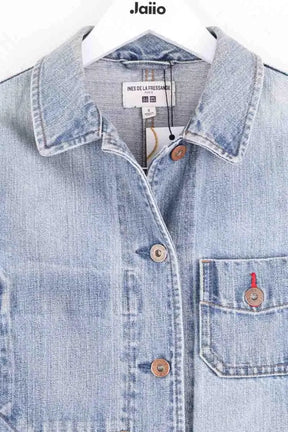 Veste Ines de la Fressange Bleu en Coton
