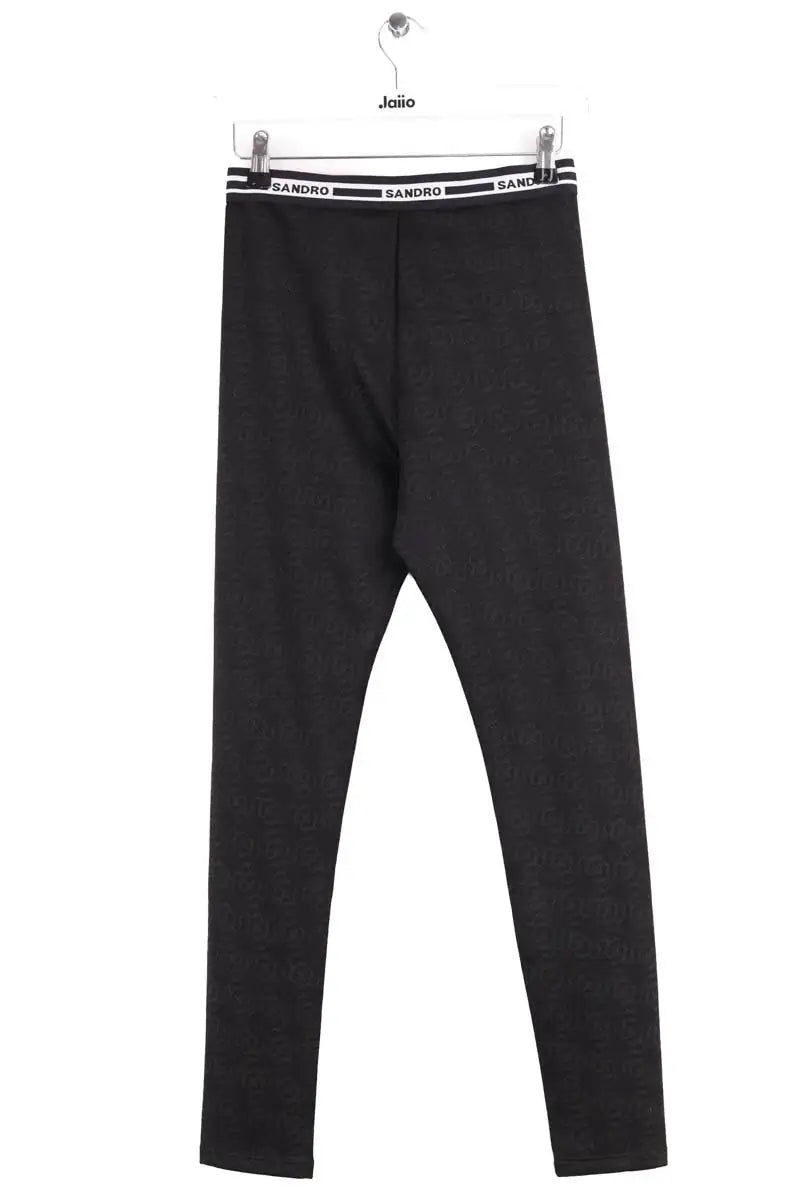 Legging Sandro Noir en Synthétique