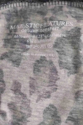Top Majestic Filatures Kaki en Coton