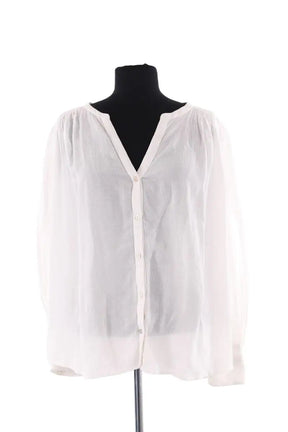 Blouse Ba&Sh Blanc en Coton, taille S - Seconde Main
