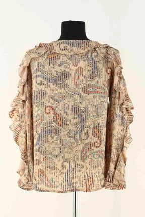 Blouse Maje Beige en Viscose