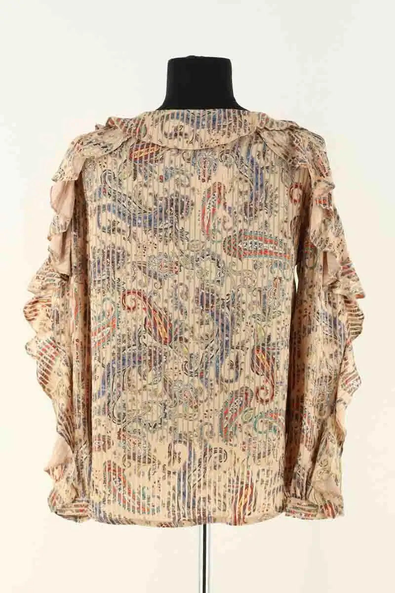 Blouse Maje Beige en Viscose