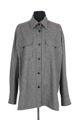 Chemise Pallas Noir en Laine, taille M - Seconde Main