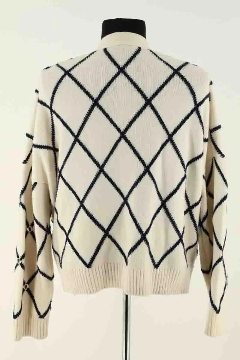 Cardigan Maje Blanc en Synthétique