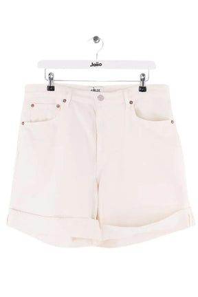 Bermuda Agolde Ecru en Coton, taille L - Seconde Main