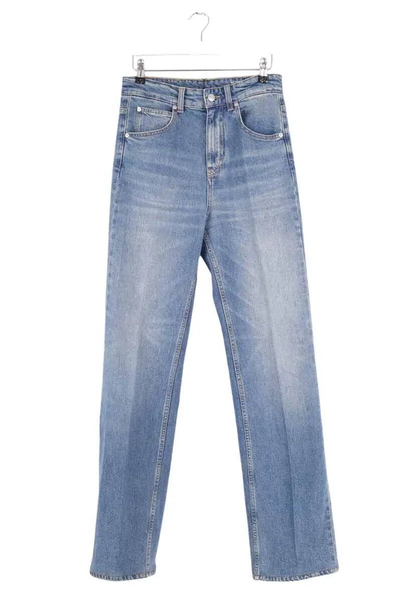 Jean slim Victoria Beckham High Rise Julia Bleu en Coton, taille XS - Seconde Main