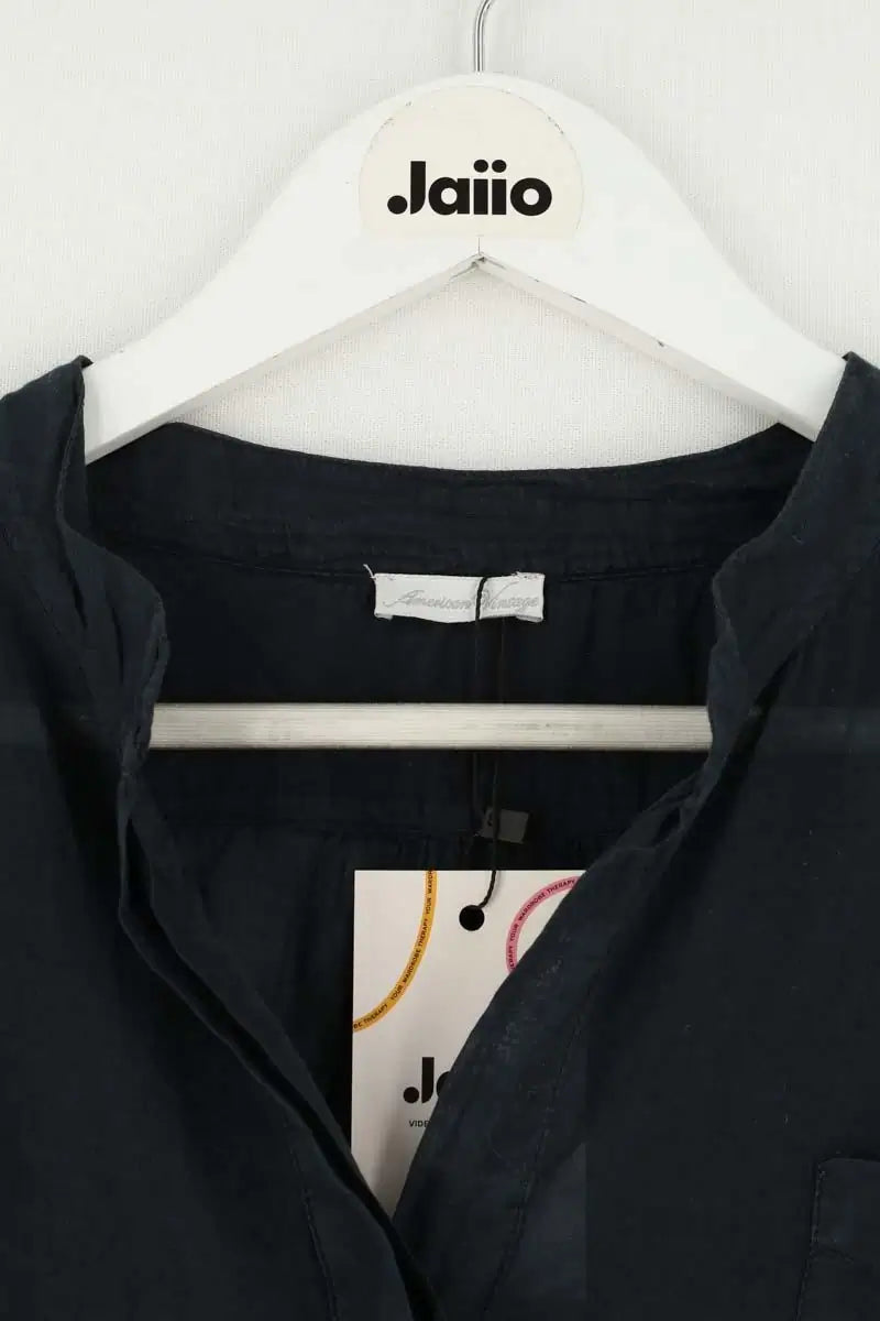 Blouse American Vintage Marine en Coton