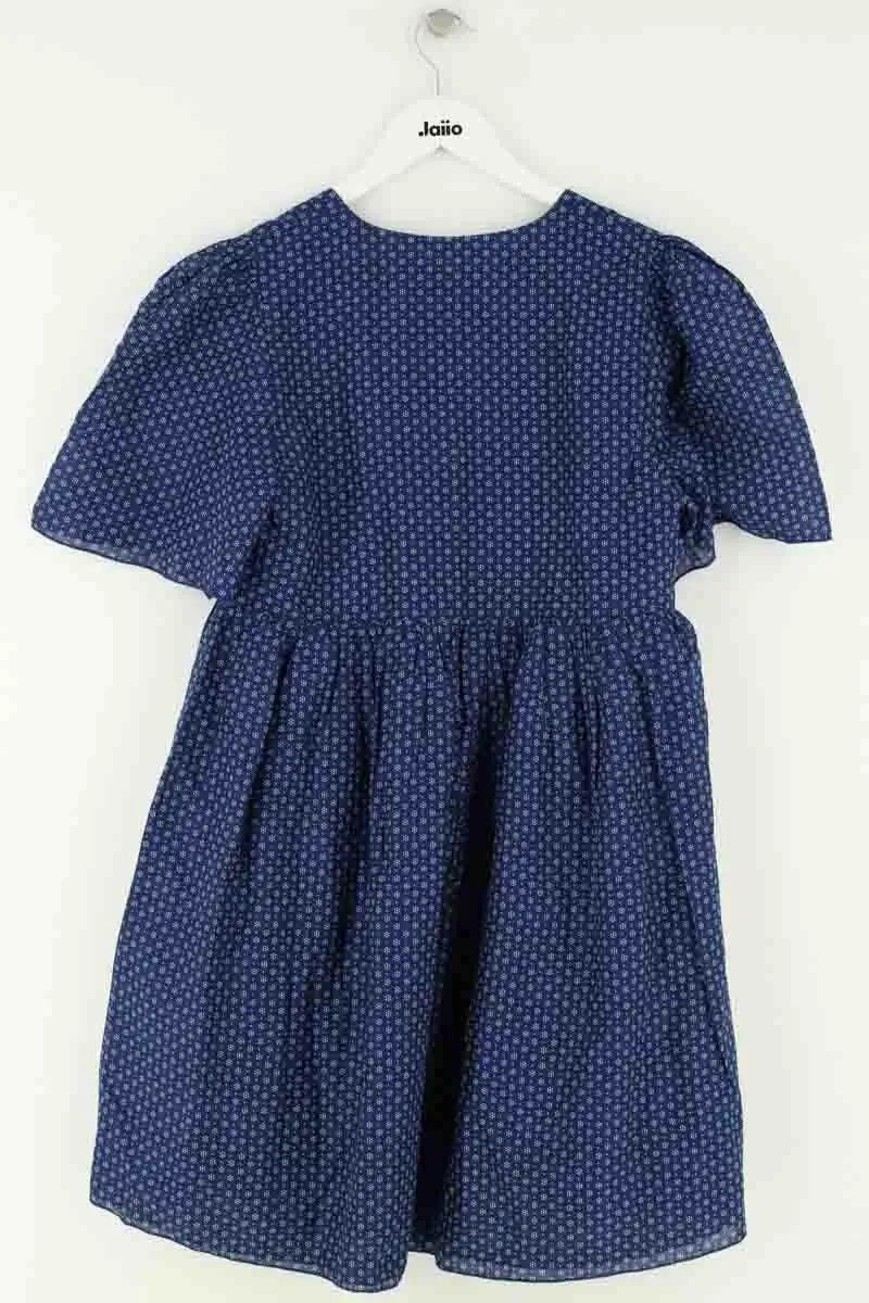 Robe American Vintage Bleu en Coton
