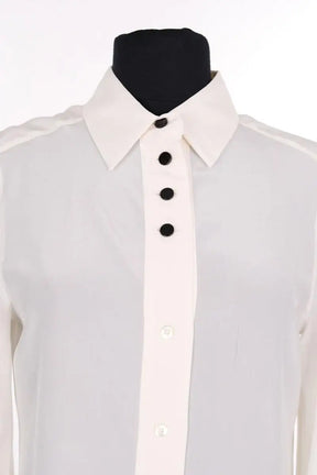 Chemise Sportmax Ecru en Soie