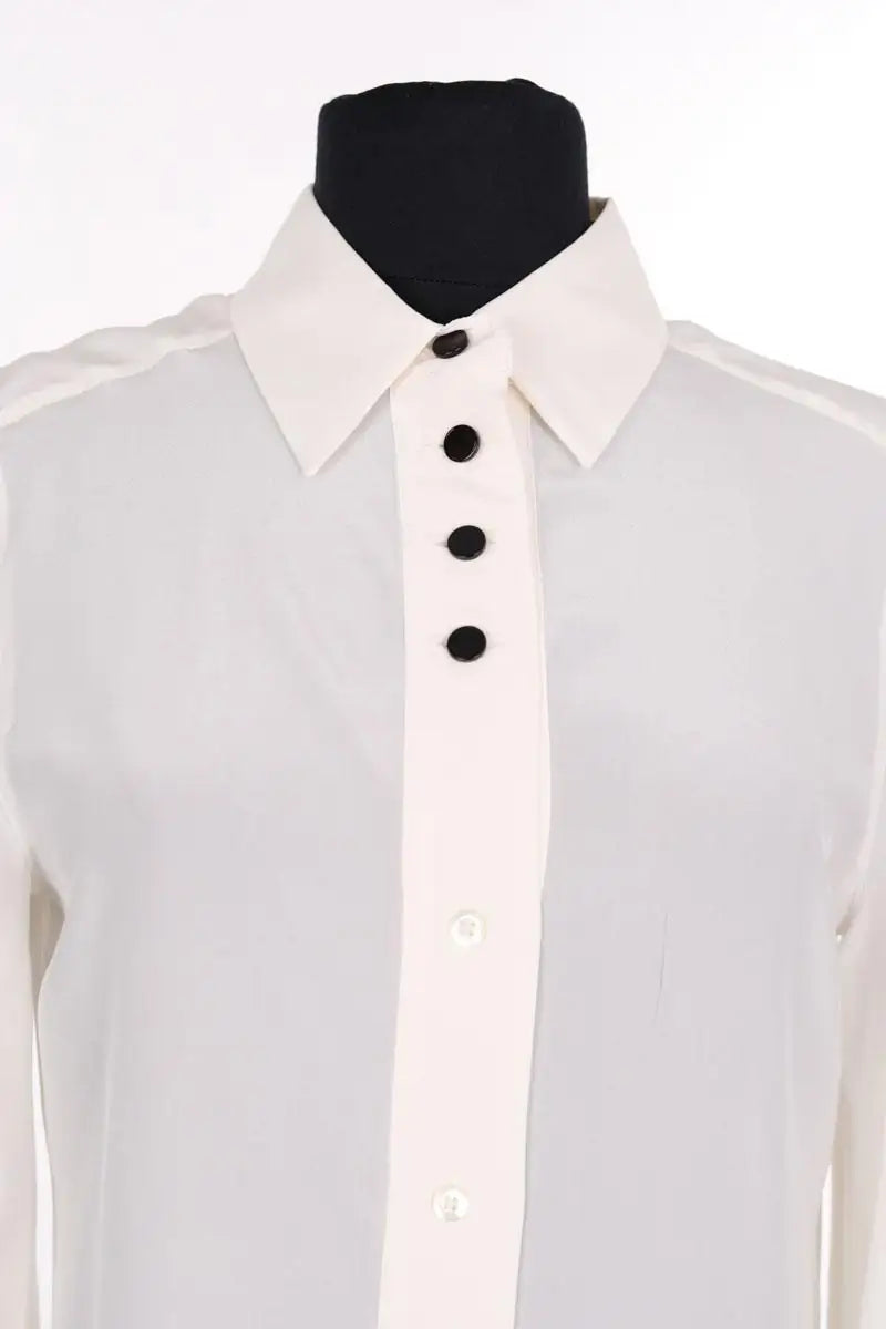 Chemise Sportmax Ecru en Soie