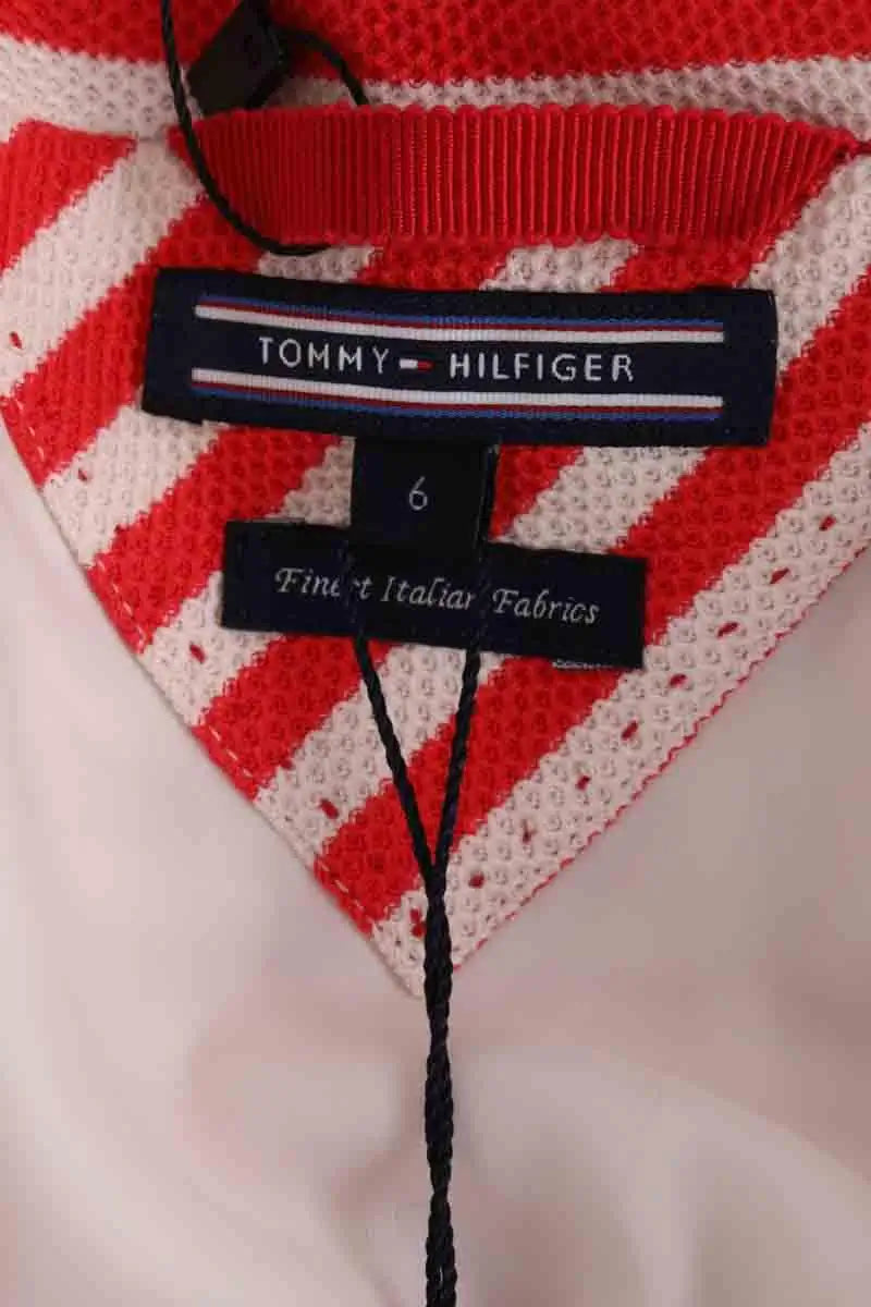 Blazer Tommy Hilfiger Rouge en Coton