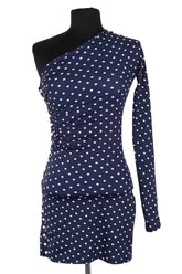 Robe Marcia Marine en Synthétique, taille XXS - Seconde Main