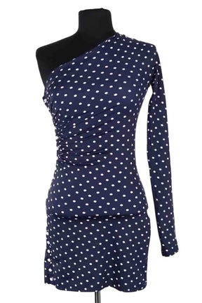 Robe Marcia Marine en Synthétique, taille XXS - Seconde Main