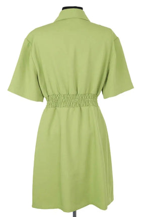 Robe Sandro Vert en Synthétique