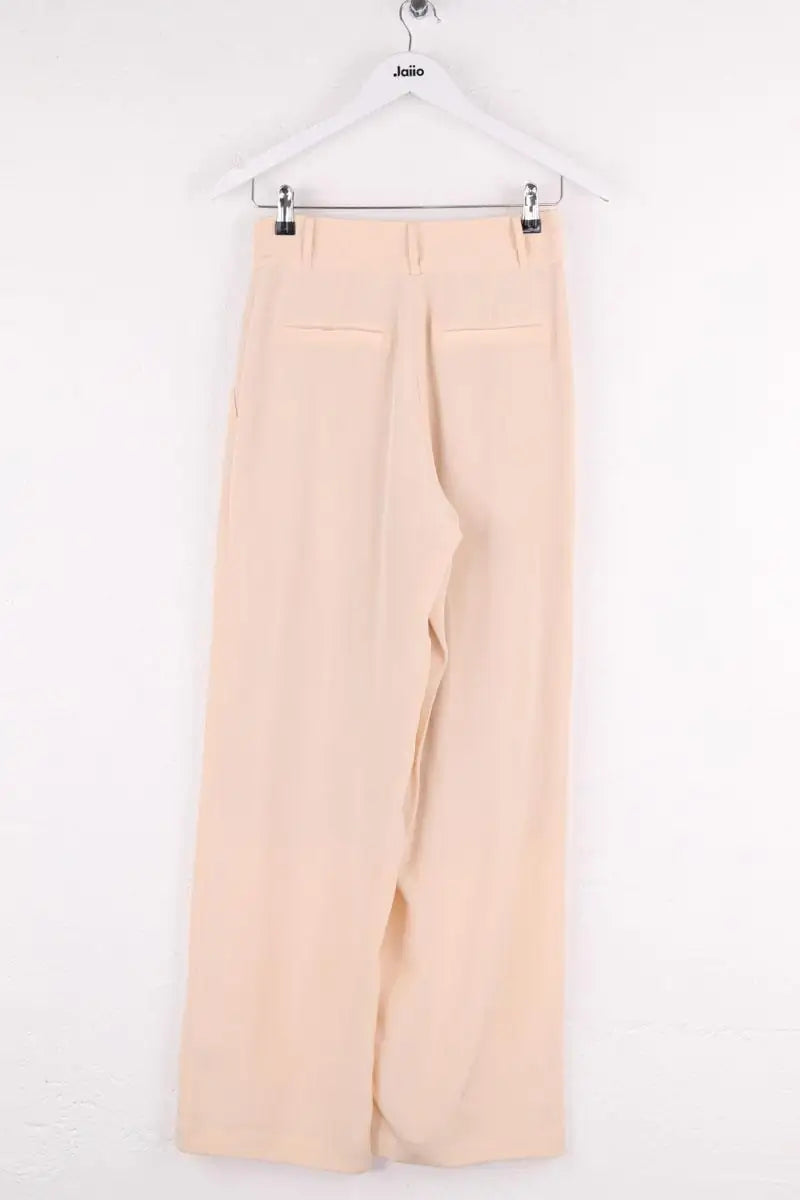 Pantalon large Max & Moi Beige en Soie