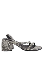 Sandales Free Lance Noir en Cuir, taille 36 - Seconde Main