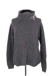 Pull Max & Moi Gris en Cachemire, taille M - Seconde Main