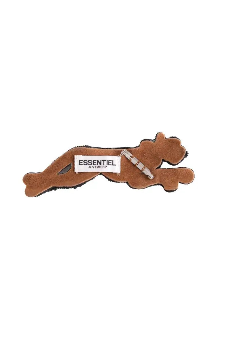Broche Essentiel Antwerp Noir en Tissu