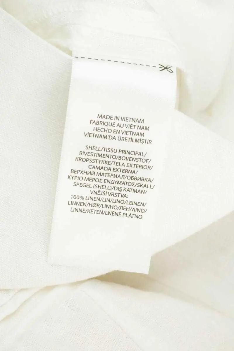 Bermuda Ralph Lauren Blanc en Lin