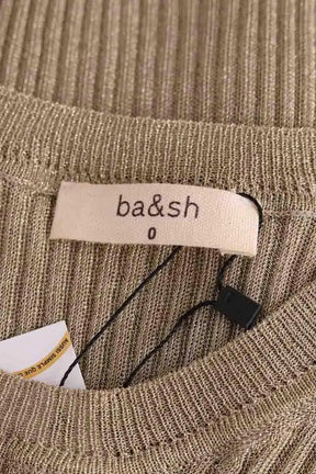 Top Ba&Sh Doré en Viscose