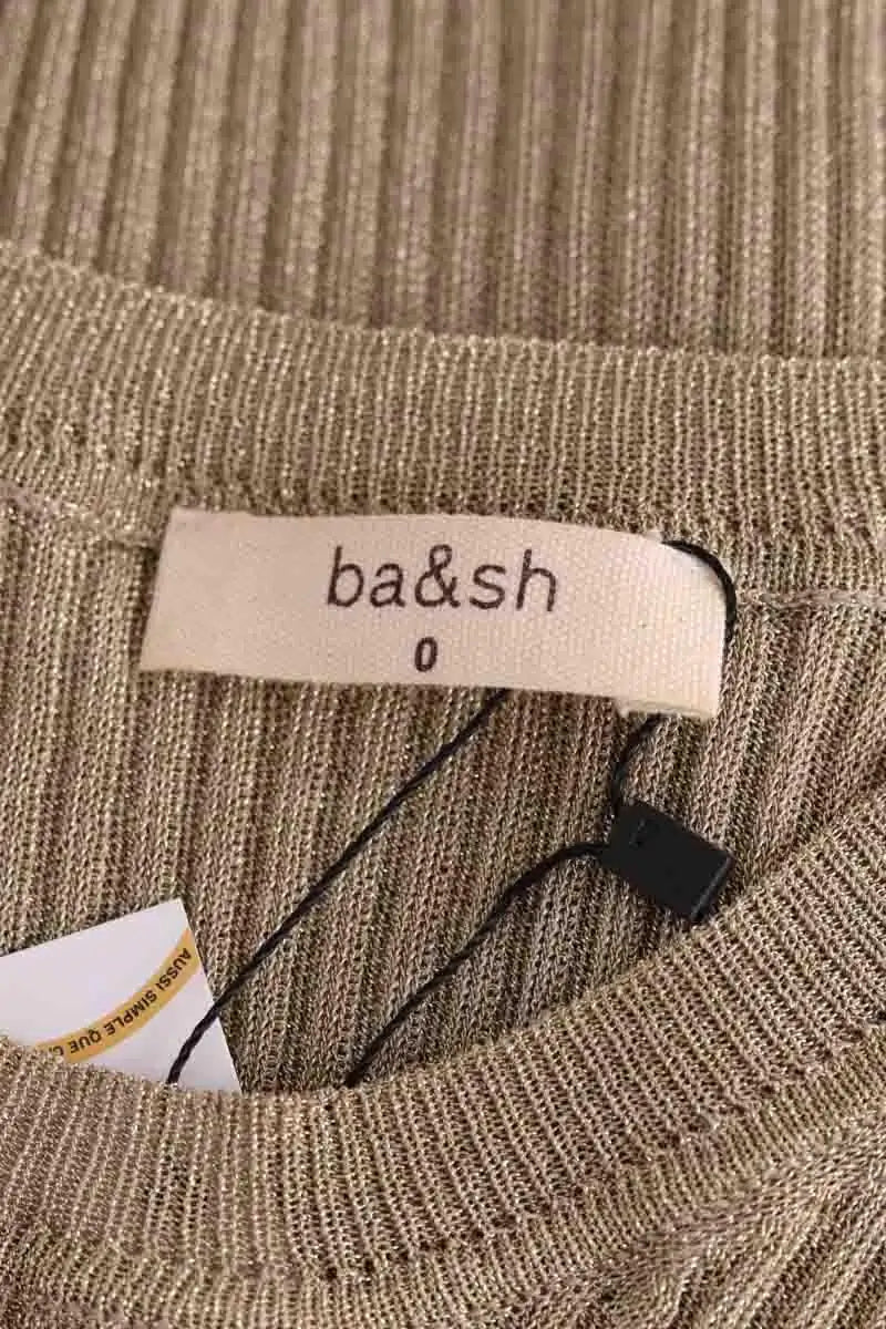 Top Ba&Sh Doré en Viscose