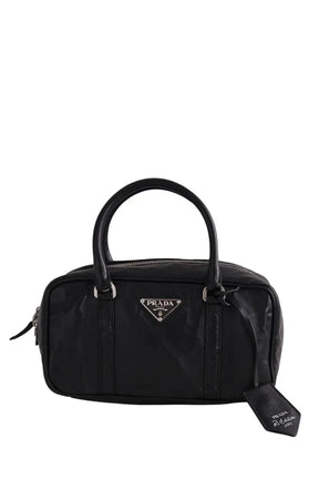 Sac à bandoulière Prada Nappa Antique Noir en Cuir - Seconde Main