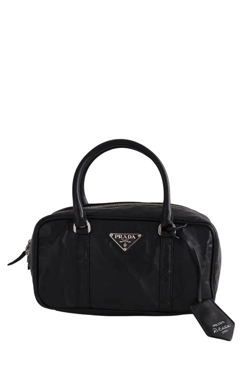 Sac à bandoulière Prada Nappa Antique Noir en Cuir - Seconde Main