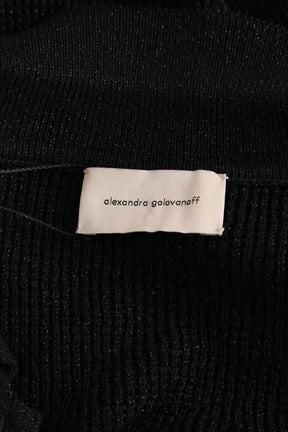 Top Alexandra Golovanoff Noir en Viscose
