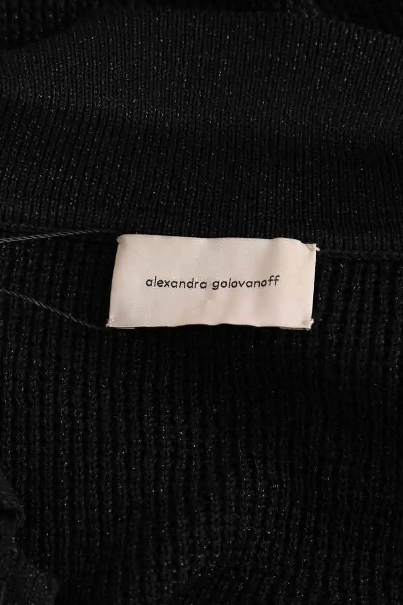 Top Alexandra Golovanoff Noir en Viscose