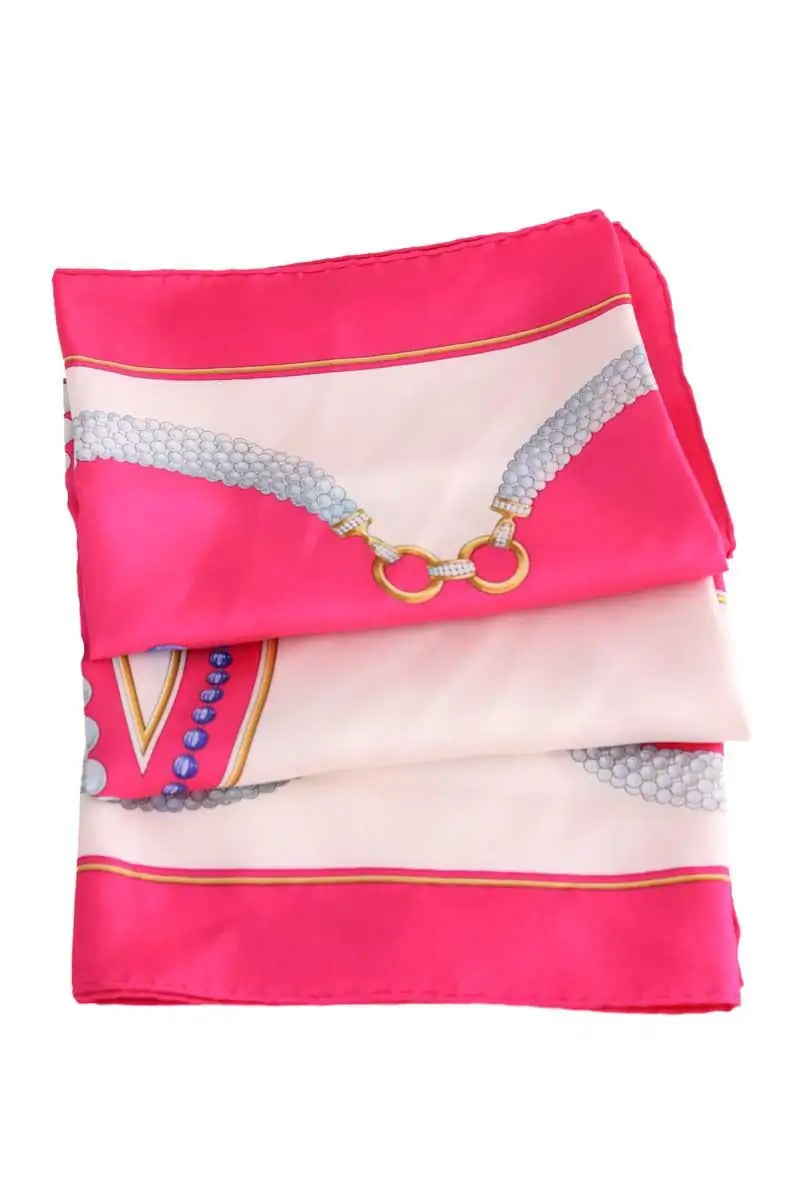 Carré Cartier Rose en Soie
