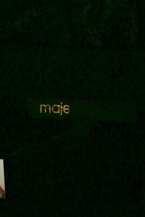 Robe Maje Noir en Synthétique