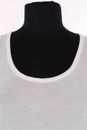 Top sans manche Michael Kors Blanc en Viscose