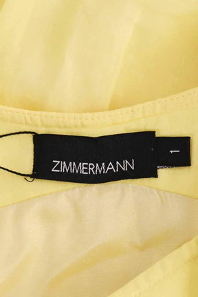 Robe Zimmermann Jaune en Coton