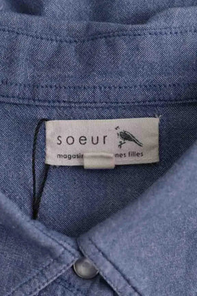 Chemise Soeur Bleu en Coton