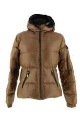 Doudoune Moncler Kaki en Fourrure, taille M - Seconde Main