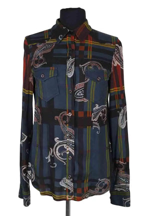 Chemise Liu Jo Marine en Viscose, taille S - Seconde Main
