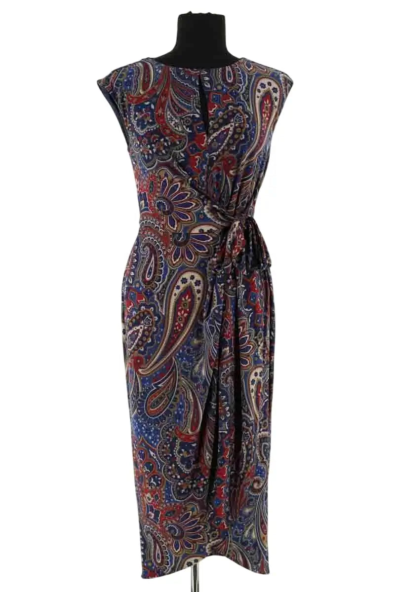 Robe Ralph Lauren Marine en Viscose, taille M - Seconde Main