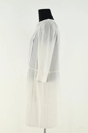 Robe Maje Blanc en Coton