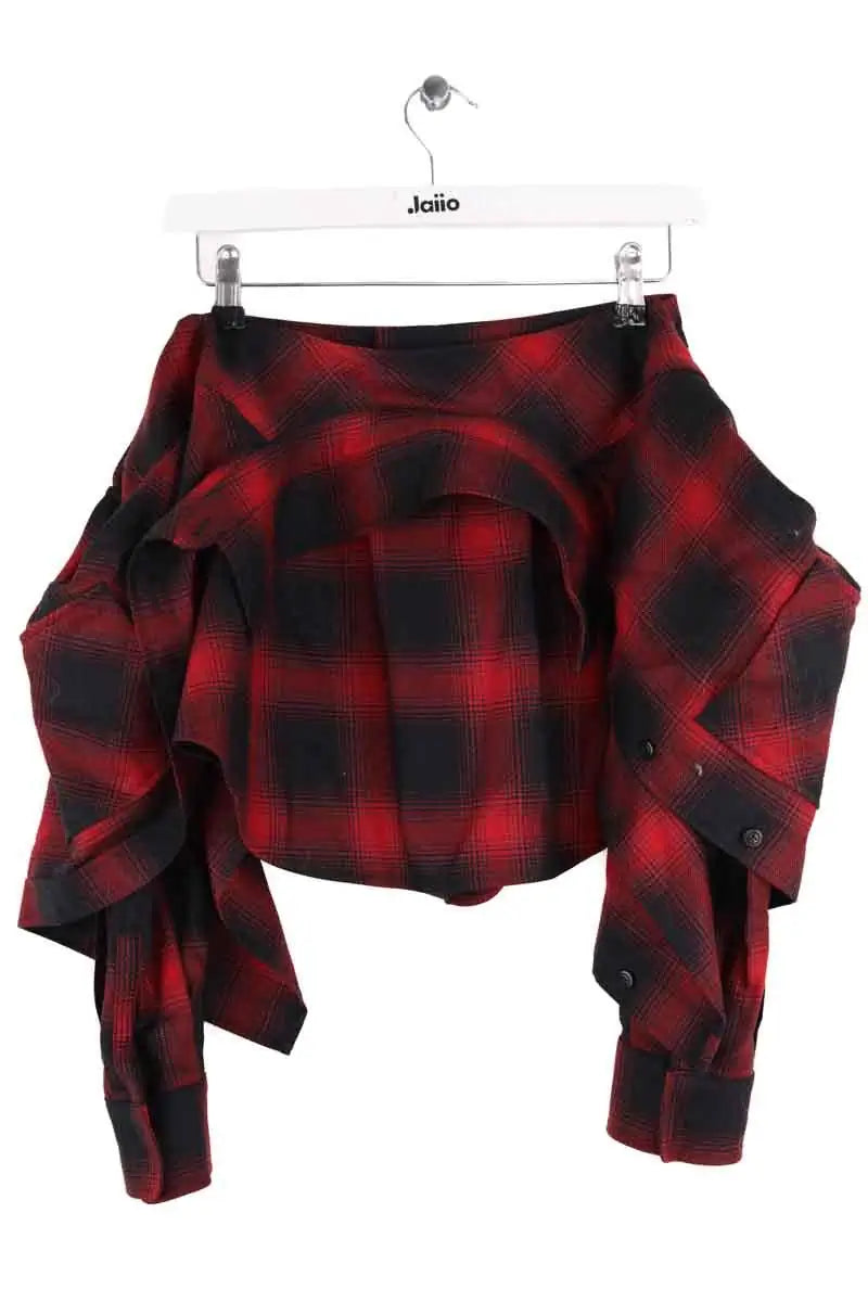 Mini short Alexander Wang Rouge en Laine