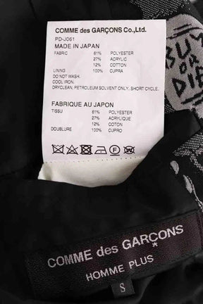 Veste Comme Des Garçons Noir en Synthétique