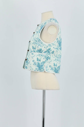 Gilet Antik Batik  Bleu
