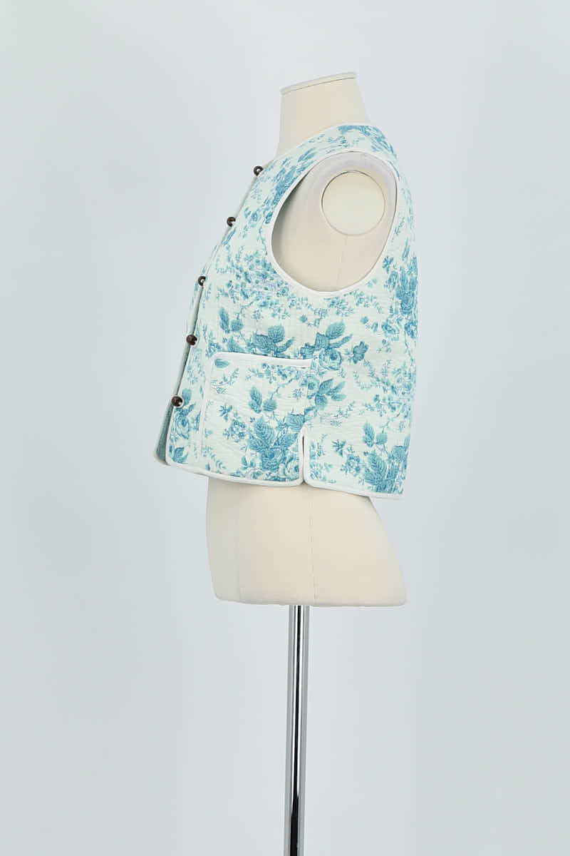 Gilet Antik Batik  Bleu