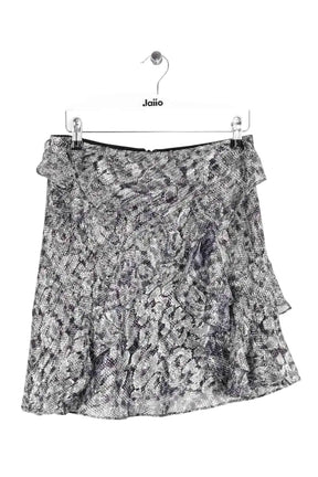 Jupe The Kooples Argent en Soie, taille S - Seconde Main